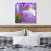 Foto Paarse iris Canvas Afdruk (Insitu (Slaapkamer))