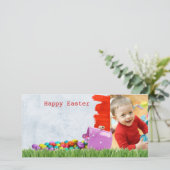 Foto paaskaart feestdagenkaart (Staand voorkant)