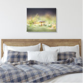 Foto paddenstoel Natuur Canvas Afdruk (Insitu (Slaapkamer))
