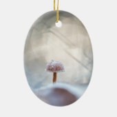 Foto paddenstoel Natuur Keramisch Ornament (Achterkant)