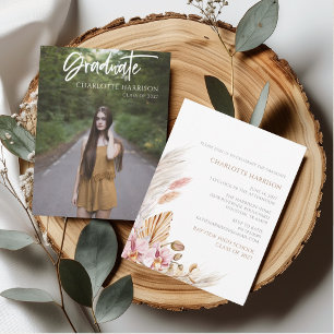 Foto Pampas Grass Graduation Party Kaart