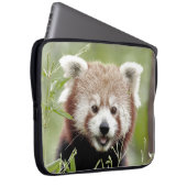 Foto panda, dierlijk laptop hoesjes. laptop sleeve (Voorkant Rechts)