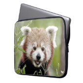 Foto panda, dierlijk laptop hoesjes. laptop sleeve (Voorkant Links)