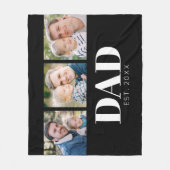 Foto 'Papa heeft Vaderdag opgericht 3' Fleece Deken (Voorkant)