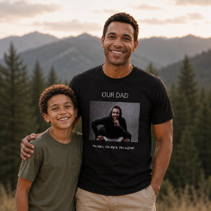 Foto papa man mythe legende kinderen t-shirt