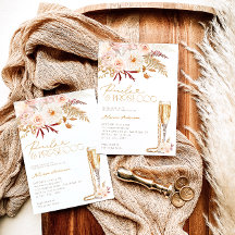 Foto Parels en Prosecco Bloemen Vrijgezellenfeest