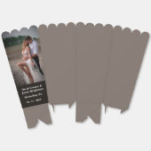 Foto Pas getrouwd bruiloft dank u gunst dozen Bedankdoosjes (Ongevouwen)