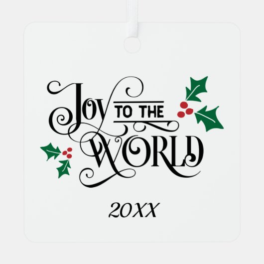 Foto Pas getrouwd Kerst Bruiloft Metalen Ornament (Achterkant)