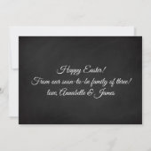 Foto Pasen Zwangerschap Aankondiging (Achterkant)