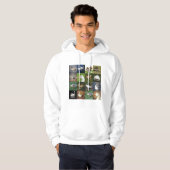 Foto Patchwork Square - Birds Hoodie (Voorkant volledig)