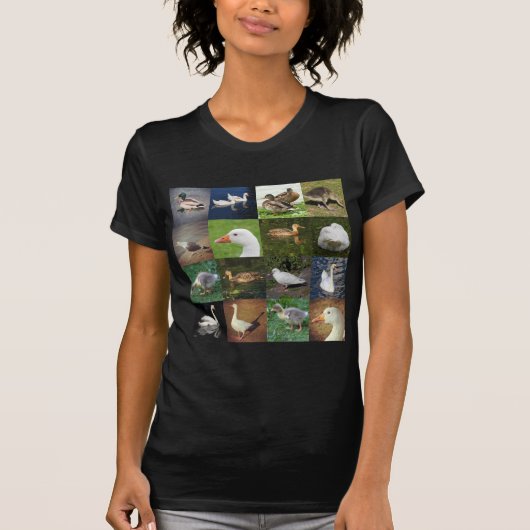 Foto Patchwork Square - Birds T-shirt (Voorkant)