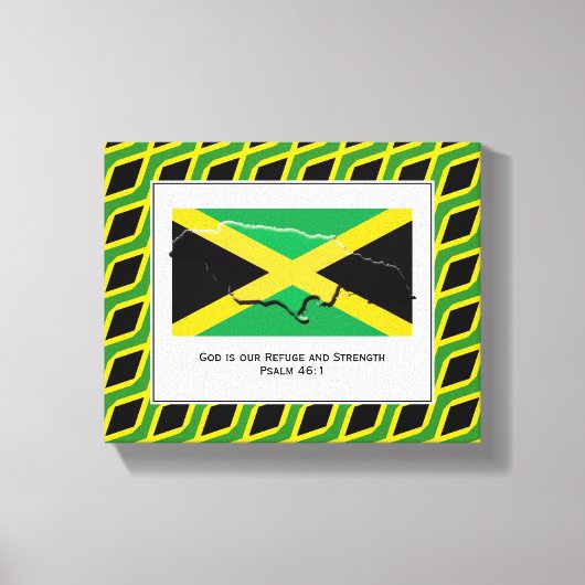  foto | Patriottisch | JAMAICA Canvas Afdruk (Voorkant)