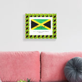  foto | Patriottisch | JAMAICA Canvas Afdruk (Insitu (Woonkamer))