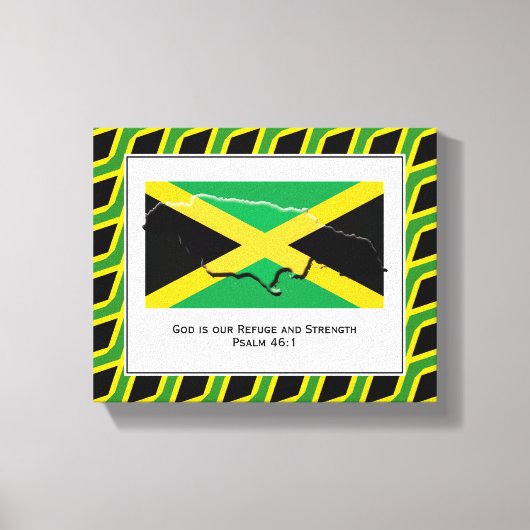  foto | Patriottisch | JAMAICA Canvas Afdruk (Voorkant)