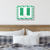 foto | Patriottisch | NIGERIAANSE VLAG Canvas Afdruk (Insitu (Slaapkamer))