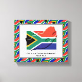 foto | Patriottisch | ZUID-AFRIKAANSE VLAG Canvas Afdruk (Voorkant)