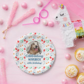  Foto Paw Print Hond Verjaardagsfeest Papieren Bordje (Feest)