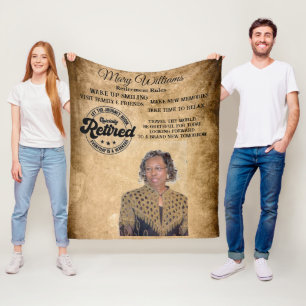 Foto Pensioen Fleece Deken