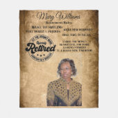 Foto Pensioen Fleece Deken (Voorkant)