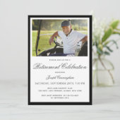 Foto Pensioenfeest vieren Kaart (Staand voorkant)