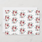 Foto Pensioenfotroop Rood Cream Gold Winter Kaart (Achterkant)