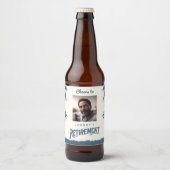 Foto pensionering bier etiket (Voorkant)