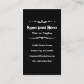 foto perfect skydive visitekaartje (Achterkant)