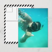 foto perfect snorkelen briefkaart (Voorkant / Achterkant)