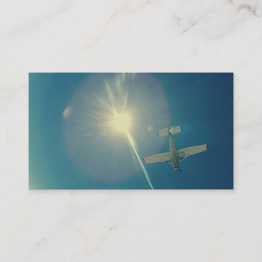 foto perfecte kleine piloot visitekaartje (Voorkant)