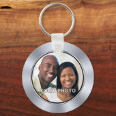 Foto Personaliseer 10 jaar Jubileum Party Favors Sleutelhanger (Achterkant)