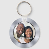 Foto Personaliseer 10 jaar Jubileum Party Favors Sleutelhanger (Achterkant)