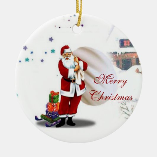 Foto personaliseren keramisch ornament (Voorkant)