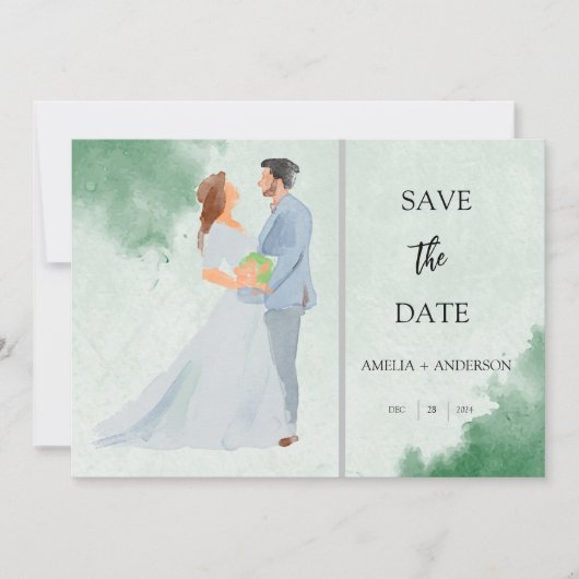 Foto personaliseren save the date (Voorkant)