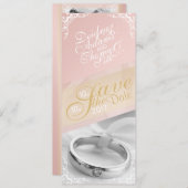 Foto personaliseren Save the Date Kaart (Voorkant / Achterkant)