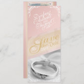 Foto personaliseren Save the Date Kaart (Voorkant / Achterkant)