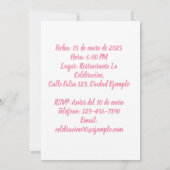 Foto Personalizada Mis 80 Años - 80 jaar Custom Kaart (Achterkant)