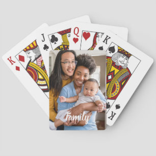 Foto Personalization Family Pokerkaarten