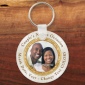 Foto Personalized Cheap Wedding Party Favors Sleutelhanger (Voorkant)