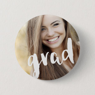 Foto Personalized Modern Afstudeerder Celebration Ronde Button 5,7 Cm
