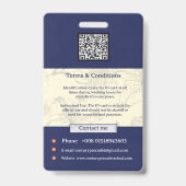 Foto Personeelslogo of QR CODE Beveiliging  Cornsi Badge (Achterkant)