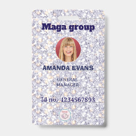 Foto Personeelslogo of QR CODE glitters Badge