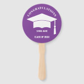 Foto Persoonlijk Afstuderen hand ventilator Handwaaier (Achterkant)