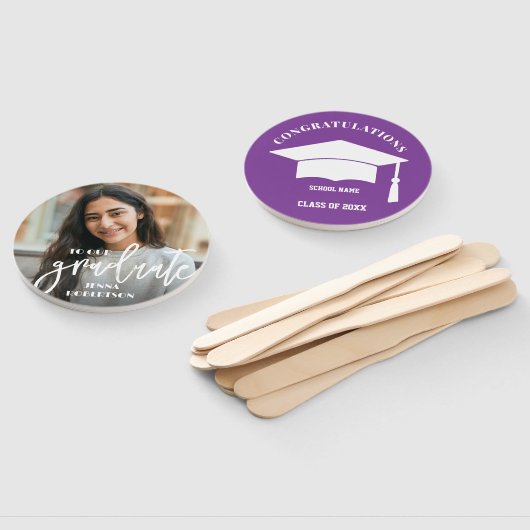 Foto Persoonlijk Afstuderen hand ventilator Handwaaier (Niet-gemonteerd)