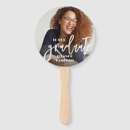 Foto Persoonlijk Afstuderen hand ventilator Handwaaier (Voorkant)