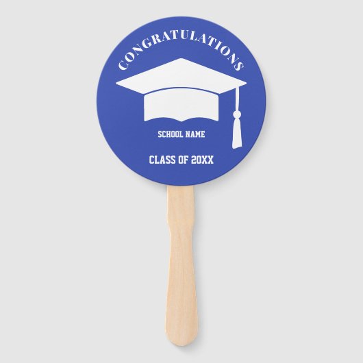 Foto Persoonlijk Afstuderen hand ventilator Handwaaier (Achterkant)