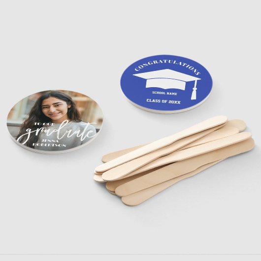 Foto Persoonlijk Afstuderen hand ventilator Handwaaier (Niet-gemonteerd)