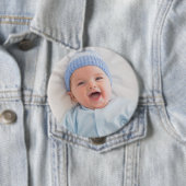 Foto Persoonlijk voeg uw eigen Afbeelding toe Ronde Button 4,0 Cm (In situ)