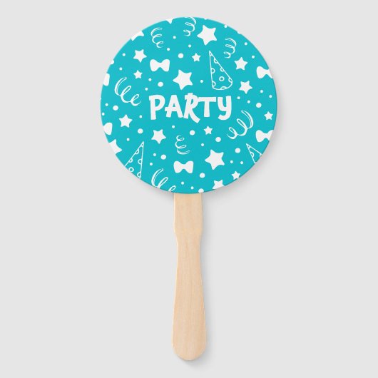 Foto: Persoonlijke Birthday Hand Fan Handwaaier (Achterkant)