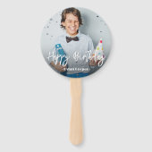 Foto: Persoonlijke Birthday Hand Fan Handwaaier (Voorkant)