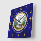 Foto, persoonlijke, Christelijke cadeaus voor past Vierkante Klok (Hoek)